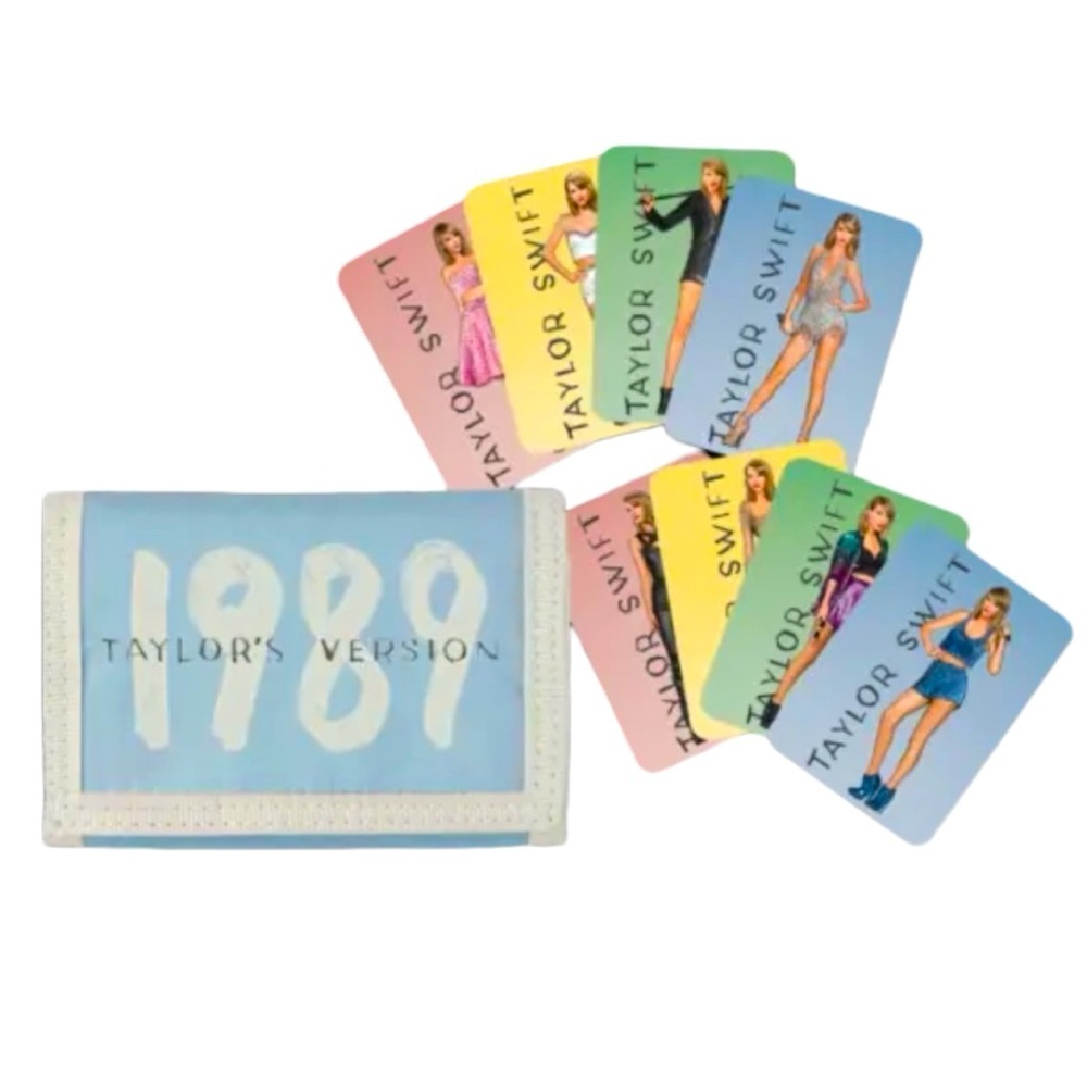 Taylor Swift Eras Wallet and Inserts 1989 Light Blue/White Trim Official…​